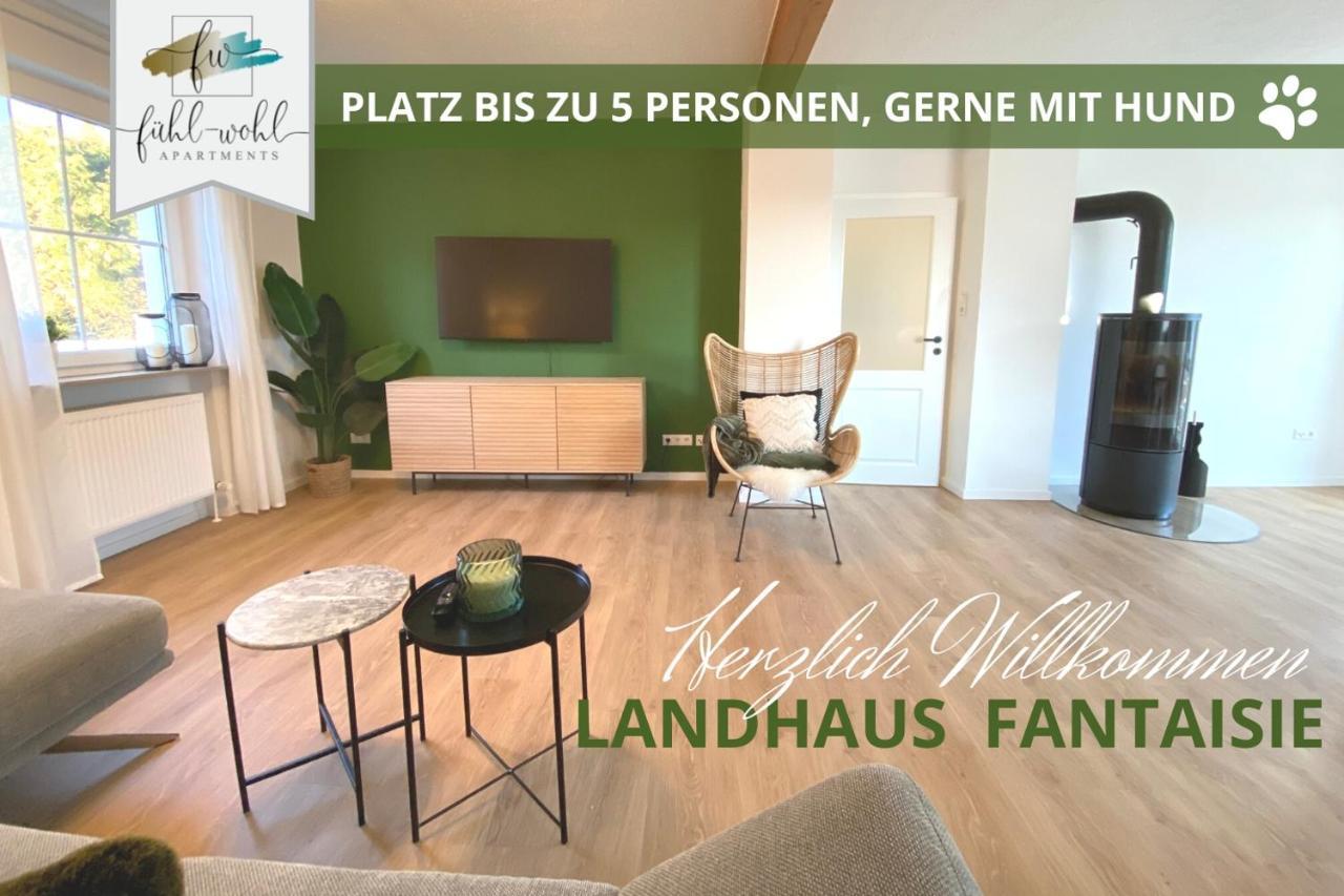 Ferienhaus Fantaisie - Wohnen Nahe Schlosspark -Stadtgrenze Bayreuth Fuer 1-5 Pers, Hunde Willkommen, Voll Eingezaeunt Eckersdorf Zewnętrze zdjęcie
